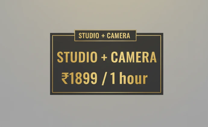 Studio + Camera Price: ₹1899 / hour